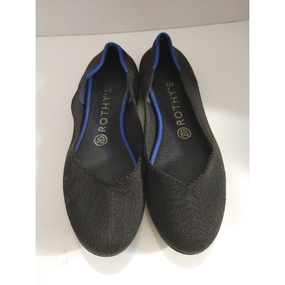 Rothy's Charcoal and Cobalt Loafers